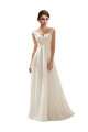 V-Neck Lace Wedding Dress On Chiffon Melbourne