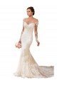 Long Sleeves Maermaid Sweetheart Lace Wedding Dress Melbourne