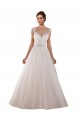 Illusion Sweetheart Neck Ball Gown Tulle Wedding Dress with Lace Bodice Melbourne