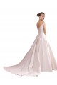 Off the Shoulder Sweetheart Ball Gown Satin Wedding Dress Melbourne