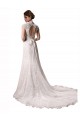 Halter V-Neck Mermaid Lace Wedding Dress with Keyhole Back Melbourne