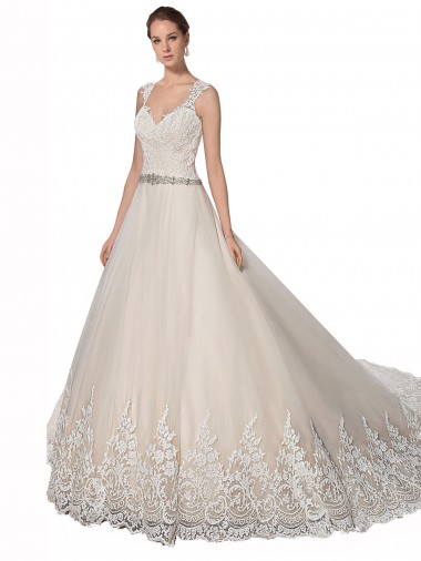 Shop Sweetheart Cap Sleeves Tulle Lace Wedding Dress Melbourne