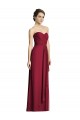 Long Strapless Chiffon Bridesmaid Dress with Side Slit Melbourne