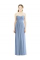 Strapless Long Chiffon Dress with Sweetheart Neckline And Draped Bodice Melbourne