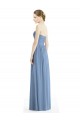 Strapless Long Chiffon Dress with Sweetheart Neckline And Draped Bodice Melbourne