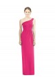 One Shoulder Long Chiffon Bridesmaid Dress Melbourne