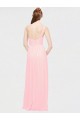 One Shoulder Twisted Waist Sweetheart Chiffon Bridesmaid Dress Melbourne