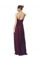 Floor Length Chiffon Bridesmaid Dress with Sweetheart Neckline