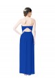 Strapless Sweetheart Keyhole Back Long Chiffon Bridesmaid Dress Melbourne