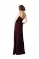V-Neck Chiffon Bridesmaid Dress with Twist Front Bodice