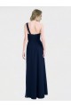 Full Length Long Chiffon Bridesmaid Gown with Sweetheart Neckline