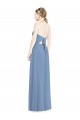 Halter Neck Tie Back Long Chiffon Bridesmaid Dress Melbourne