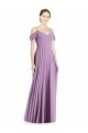 Off the Shoulder Open Cowl-Back Maxi Bridesmaid Dress Melbourne
