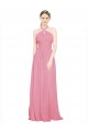 Halter Neck Keyhole A-Line Chiffon Bridesmaid Dress Melbourne
