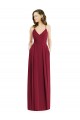 Pleated Skirt Chiffon Maxi Bridesmaid Dress with Pockets Melbourne