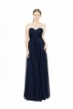 Strapless Sweetheart Long Chiffon Bridesmaid Dress Low Back Melbourne