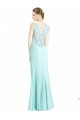 Ruched Bodice Sweetheart Chiffon Bridesmaid Dress with Lace Back Melbourne