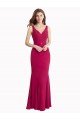 V-Neck Mermaid Chiffon Bridesmaid Dress / Prom Dress with V-Back and Belt Melbourne