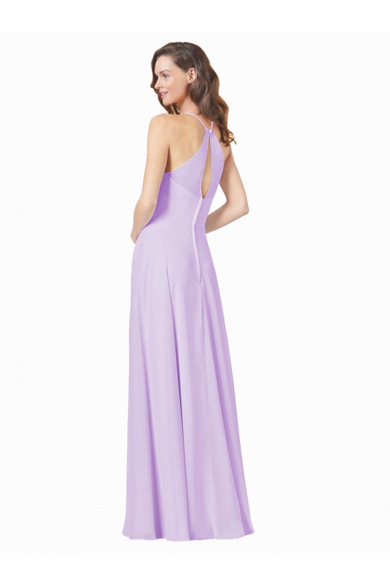 Simple Chiffon Bridesmaid Dress with Pocket Melbourne