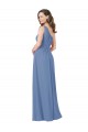 Pleated One Shoulder Chiffon Bridesmaid Dress Melbourne
