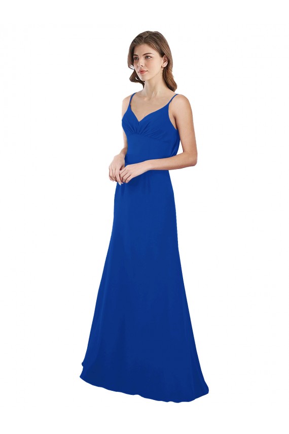 Softly Flared Chiffon Bridesmaid Dress with Sweetheart Neckline Melbourne