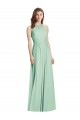 Cutout Open Back Shirred Halter Maxi Bridesmaid Dress Melbourne