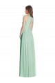 Cutout Open Back Shirred Halter Maxi Bridesmaid Dress Melbourne