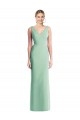 Sleeveless Tie Back Chiffon Trumpet Chiffon Bridesmaid Dress Melbourne