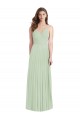 Ruffled Strap Cutout Wrap Maxi Chiffon Bridesmaid Dress Melbourne