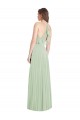 Ruffled Strap Cutout Wrap Maxi Chiffon Bridesmaid Dress Melbourne