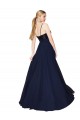 Sweetheart High Neck Sequin Top Long Chiffon Bridesmaid Dress / Prom Dress Melbourne