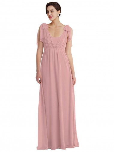 Shop Empire Waist Long Halter Maxi Bridesmaid Dress Melbourne