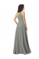 Embroidered One Shoulder Chiffon Bridesmaid Dress Melbourne