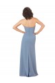 Simple Strapless Chiffon Bridesmaid Dress with Rounded Neckline Melbourne
