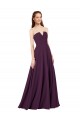 Strapless Chiffon Bridesmaid Dress with Notched Neckline Melbourne