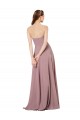 Strapless Chiffon Bridesmaid Dress with Notched Neckline Melbourne