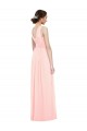 V-Neck Full Length Chiffon Bridesmaid Dress Melbourne