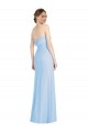 Strapless Trumpet Chiffon Formal Bridesmaid Dress with Thigh high Slit Melbourne