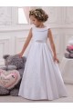 Ivory Ball Gown Bateau Floor Length Flower Girl Dress Melbourne