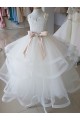 Ivory Ball Gown High Neck Floor Length Flower Girl Dress Melbourne