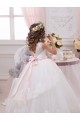 Ivory Ball Gown Sweetheart V-Back Sleeveless Flower Girl Dress Melbourne