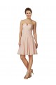 Lace and Chiffon Bridesmaid Dress / Cocktail Dress with Unique Neckline Melbourne