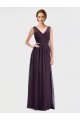 V-Neck Bridesmaid Dress with Corded Lace Bodice Melbourne