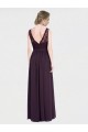 V-Neck Bridesmaid Dress with Corded Lace Bodice Melbourne