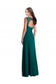 Long A-Line Lace and Chiffon Bridesmaid Dress with Open Back Melbourne