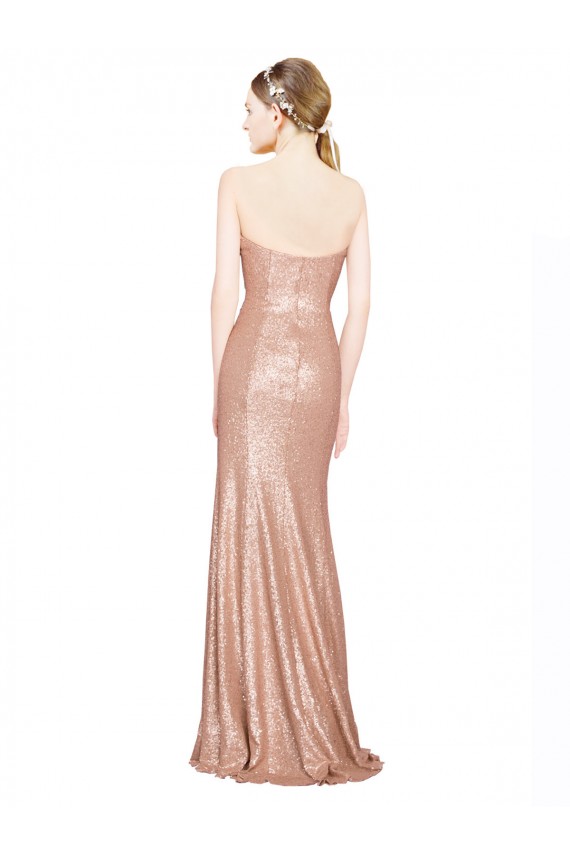 Sweetheart Full Length Long Formal Sequin Bridesmaid Dress / Prom Dress Melbourne