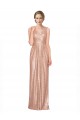 Draped V-Neck Striking Sheath Floor Length Formal Sequin Bridesmaid Dress / Prom Dress Melbourne