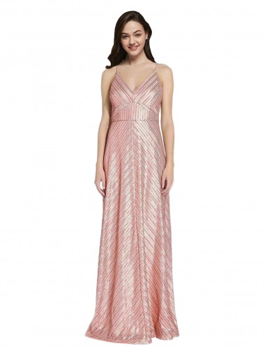 High Neck Low Back Sparkling Formal Sequin Bridesmaid Dress / Prom Dress Melbourne