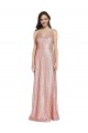 High Neck Low Back Sparkling Formal Sequin Bridesmaid Dress / Prom Dress Melbourne
