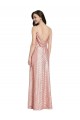 High Neck Low Back Sparkling Formal Sequin Bridesmaid Dress / Prom Dress Melbourne